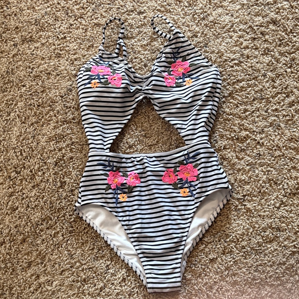Striped Swimsuit